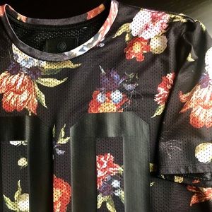 Floral Jersey Top